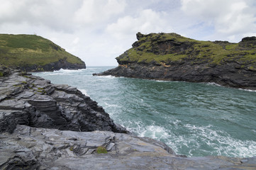 Steilküste in Cornwall
