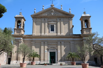 Fototapeta premium Church Sant’Anastasia al Palatino in Rome, Italy 