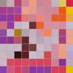 Pixel 2d pattern. Multiple colors. Illustration backdrop.