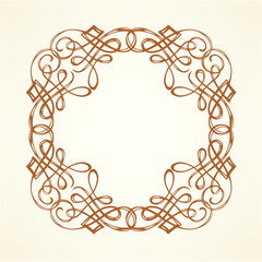 Vignette. Vector drawing