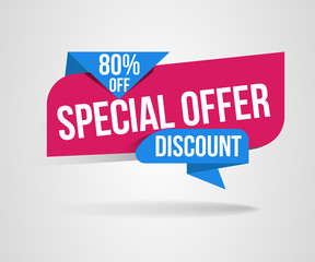 Sale banner template design. special offer, end of season , This weekend only . vector illustration.
