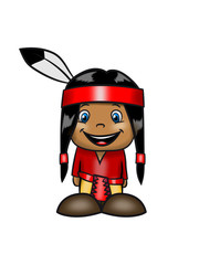 indianer junge lustig spielen kind baby