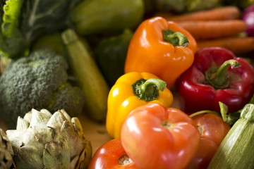 fruit fresh on wooden table
