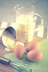 oeuf farine,préparation gâteau, crêpe