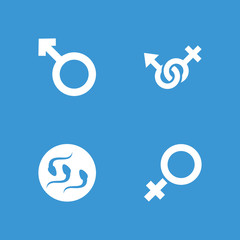 Collection of 4 sex filled icons