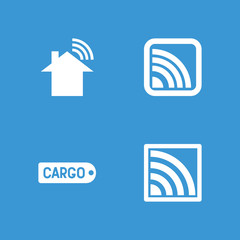 Collection of 4 free filled icons