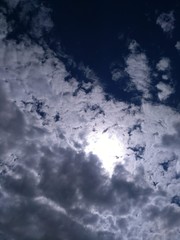 Sun through the clouds