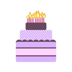 Cake illustration set. Digital for you