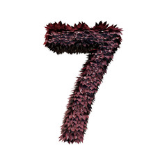 Foliage Number, 3D rendering