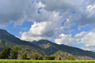 Visp im Kanton Wallis - Schweiz 
