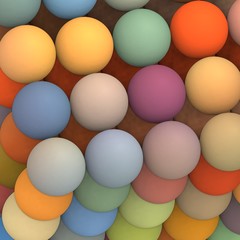 3d rendered geometric pattern.