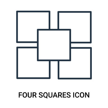 Four Squares Icon Images – Browse 4 Stock Photos, Vectors, and