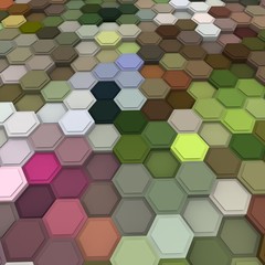 Fototapeta na wymiar Colorful geometric 3d patterns.