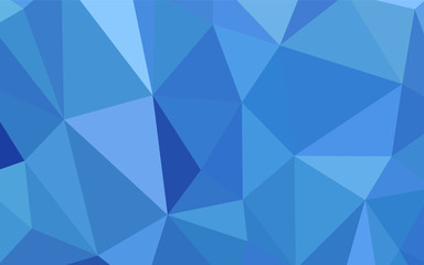 Light BLUE vector low poly cover.