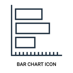 Fototapeta na wymiar bar chart icon on white background. Modern icons vector illustration. Trendy bar chart icons