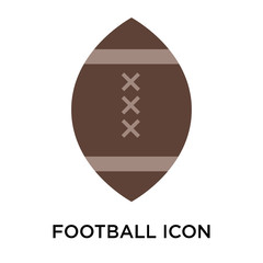 Football icon vector isolated on white background, Football sign