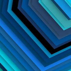 Obraz premium Geometric background. 3d illustration.