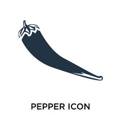 pepper icons isolated on white background. Modern and editable pepper icon. Simple icon vector illustration.