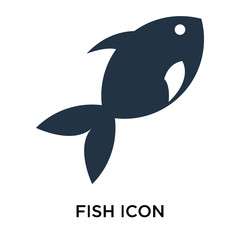 fish icons isolated on white background. Modern and editable fish icon. Simple icon vector illustration.