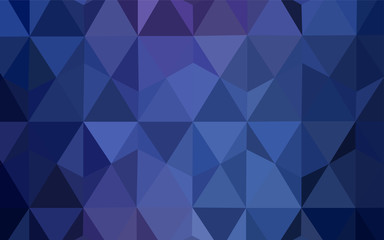 Dark Pink, Blue vector shining triangular backdrop.