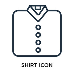 shirt icon isolated on white background. Simple and editable shirt icons. Modern icon vector illustration.