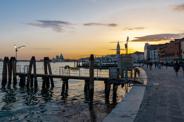 Venice Italy at sunset