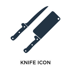 knife icons isolated on white background. Modern and editable knife icon. Simple icon vector illustration.