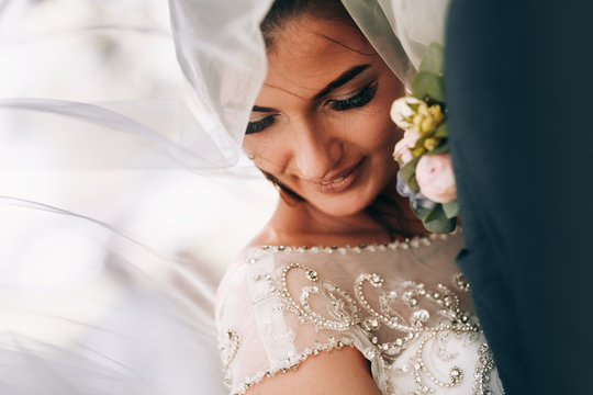 Happy bride.Wedding photo