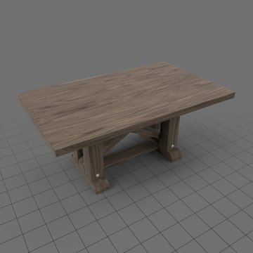 Minimalistic Wood Table