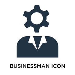 businessman icon isolated on white background. Simple and editable businessman icons. Modern icon vector illustration.