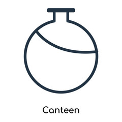 canteen icons isolated on white background. Modern and editable canteen icon. Simple icon vector illustration.