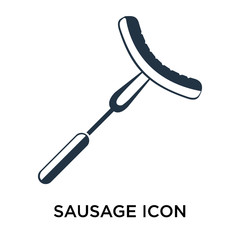 sausage icons isolated on white background. Modern and editable sausage icon. Simple icon vector illustration.
