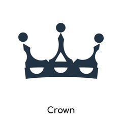 crown icons isolated on white background. Modern and editable crown icon. Simple icon vector illustration.
