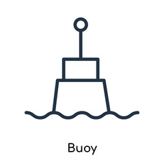 buoy icons isolated on white background. Modern and editable buoy icon. Simple icon vector illustration.