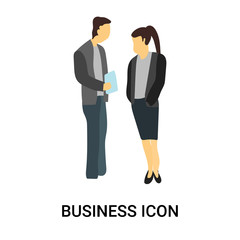 business icon isolated on white background. Simple and editable business icons. Modern icon vector illustration.