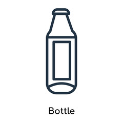 bottle icons isolated on white background. Modern and editable bottle icon. Simple icon vector illustration.