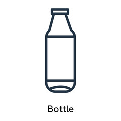 bottle icons isolated on white background. Modern and editable bottle icon. Simple icon vector illustration.