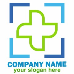 logo hospital cross emergency medicine medical doctor nurse