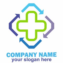 logo health healthy hospital emergency doctor first aid 