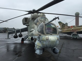Fototapeta na wymiar Russischer Hubschrauber 