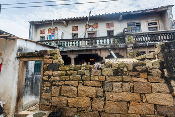 Zhangzhou, Fujian, China, Qi Jiguang and Zheng Chenggong, the garrison of the bell tower, stone houses in the city