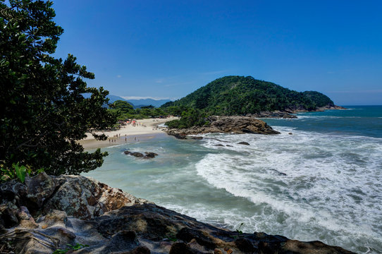 Beach Pedra da Praia do Meio Trindade, Paraty Rio de Janeiro Bra