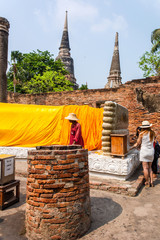 Fototapeta na wymiar Ayuttaya Historical Park, Thailand