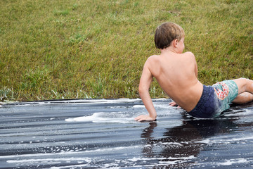 Fototapeta premium Slip-n-slide
