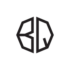 two letter BQ octagon logo