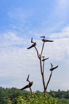 a guardian deity Sotdae of sky