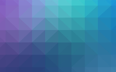 Light Pink, Blue vector shining triangular cover.