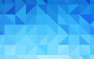 Light BLUE vector shining triangular layout.