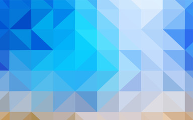 Light Blue, Yellow vector low poly cover.