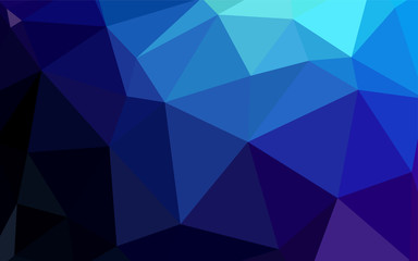 Light Green, Yellow vector polygon abstract layout.